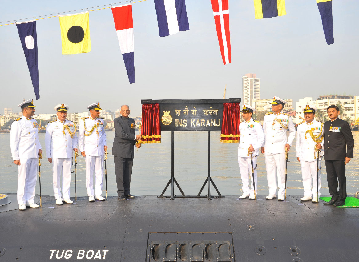 INS Karanj, third Kalvari class Submarine commissioned